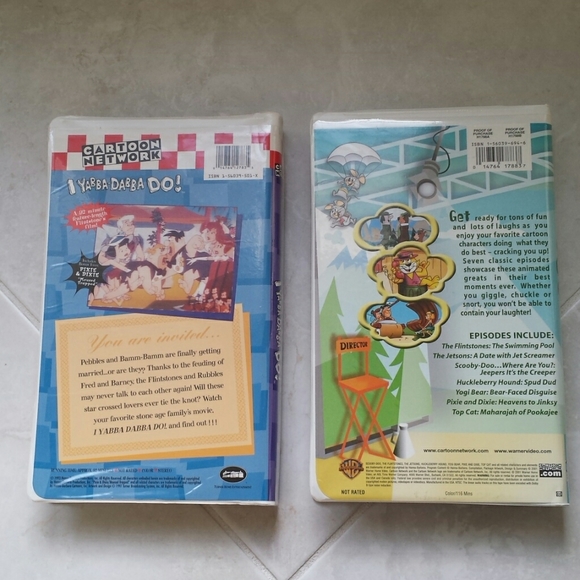 HannaBarbera Media The Flintstones And Cartoon Crackups Vhs Tapes Poshmark